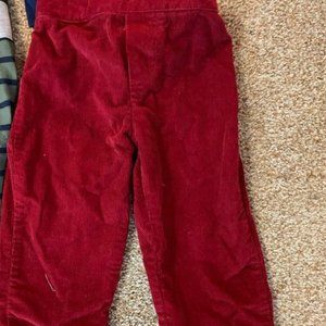 Starting Out burgandy corduroy pants 18M